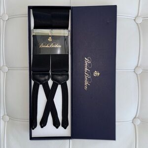 Brooks Brothers Classic Black Suspenders